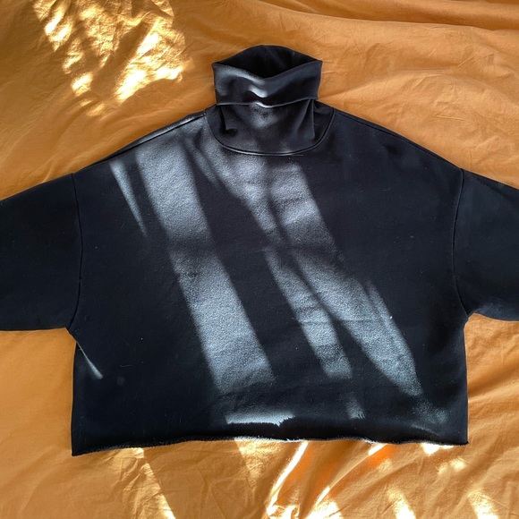Oak + Fort Black Cowlneck Sweater Size Xs - Picture 3 of 3